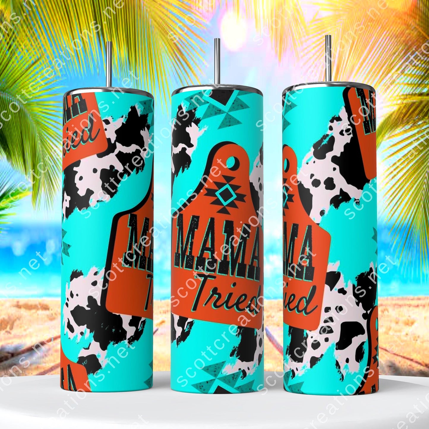 Mama Cow Prints Tumbler