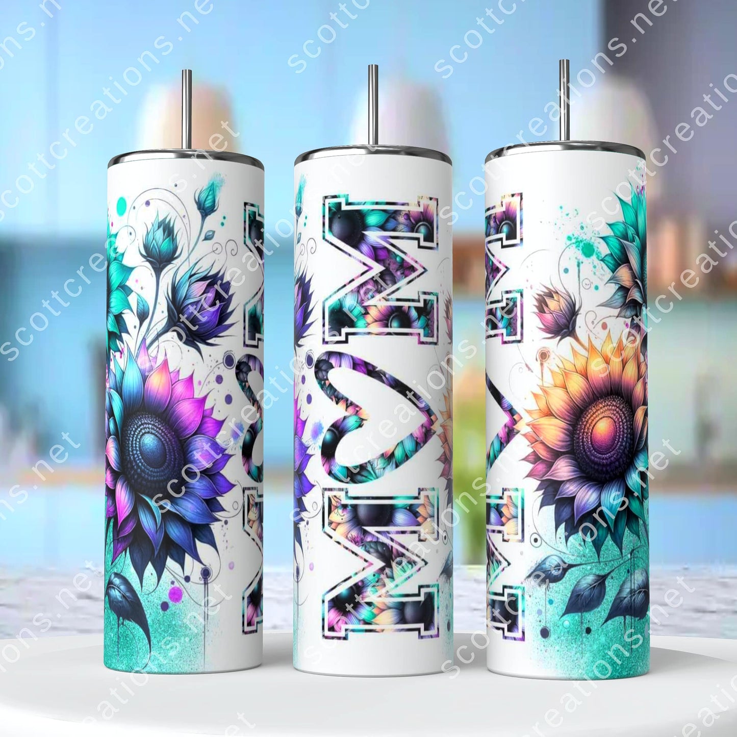 Flower Mom Tumbler