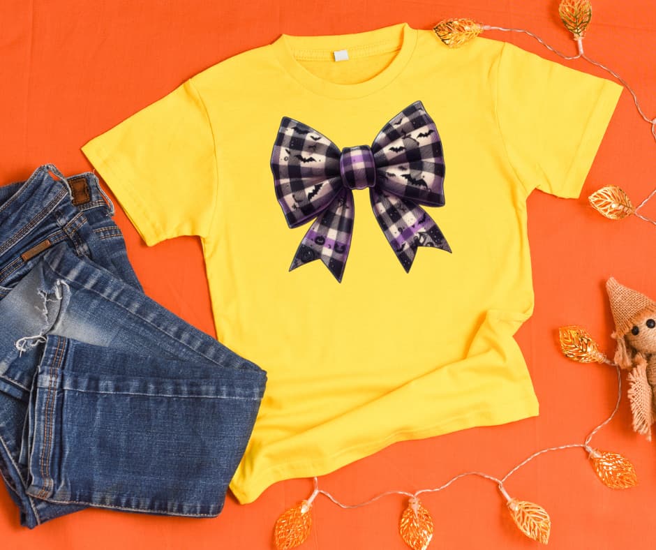 Purple Bat Bow
