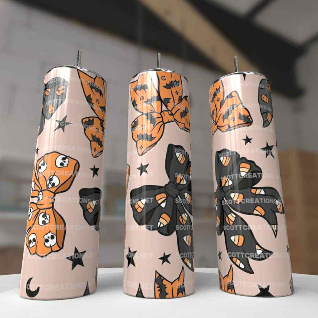 Halloween Bow Tumbler