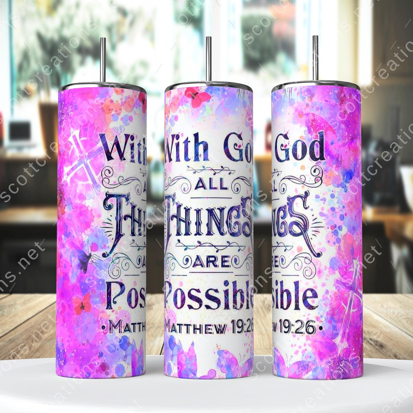 All Things are Possible Tumbler