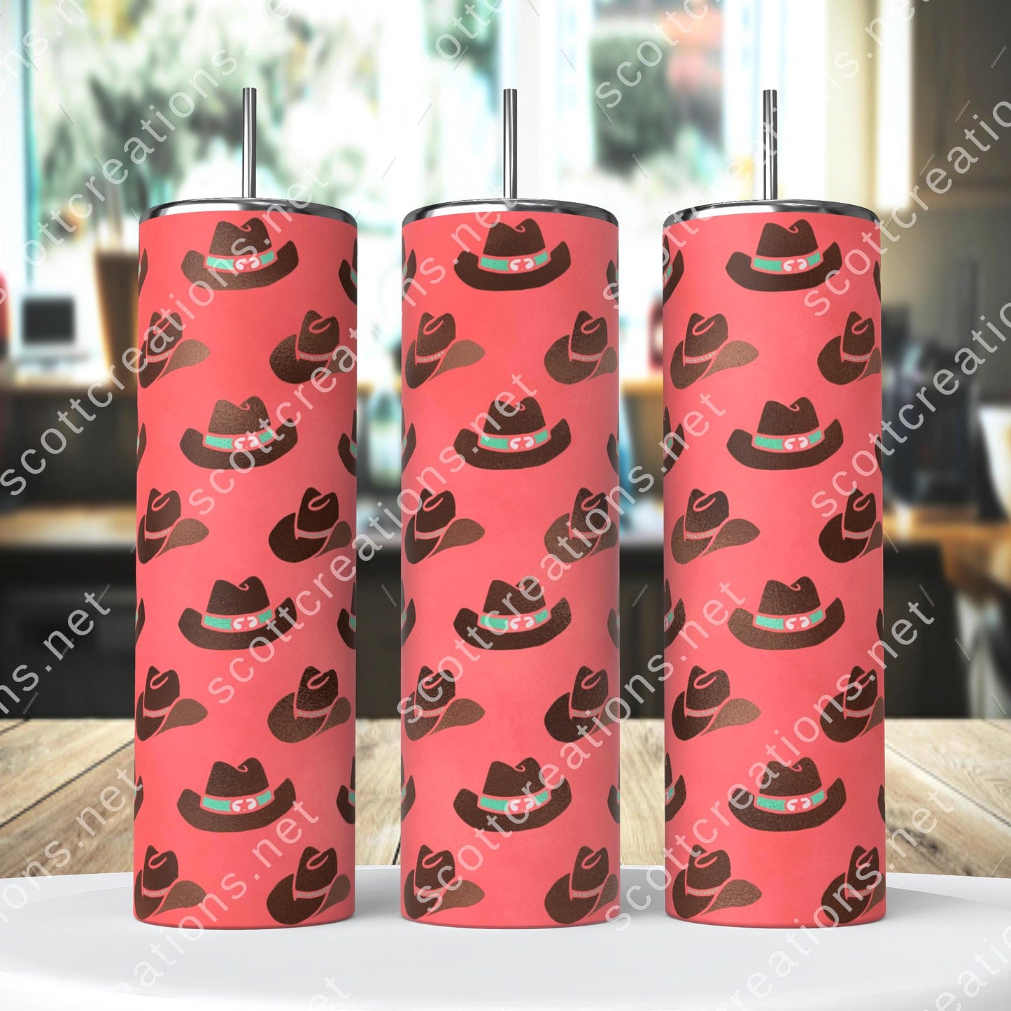 Cowboy Hat Tumbler