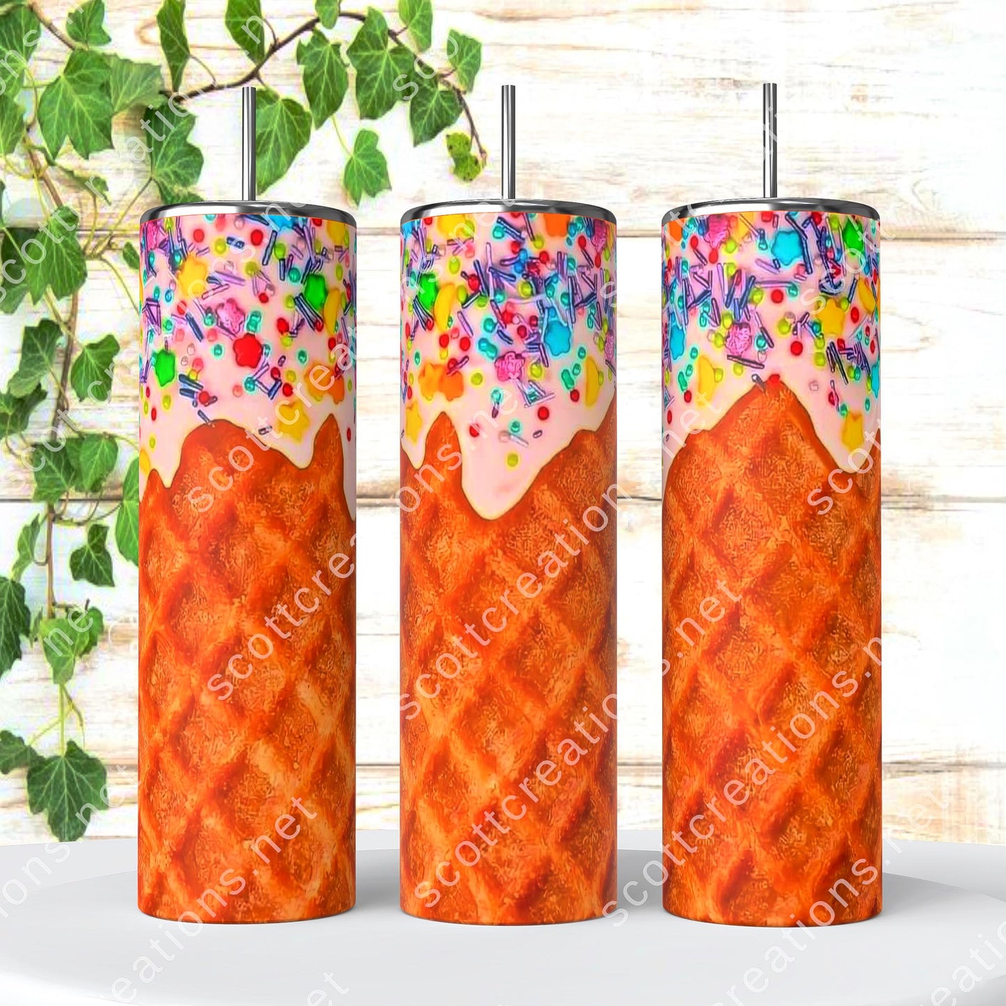 Waffle Cone Tumbler