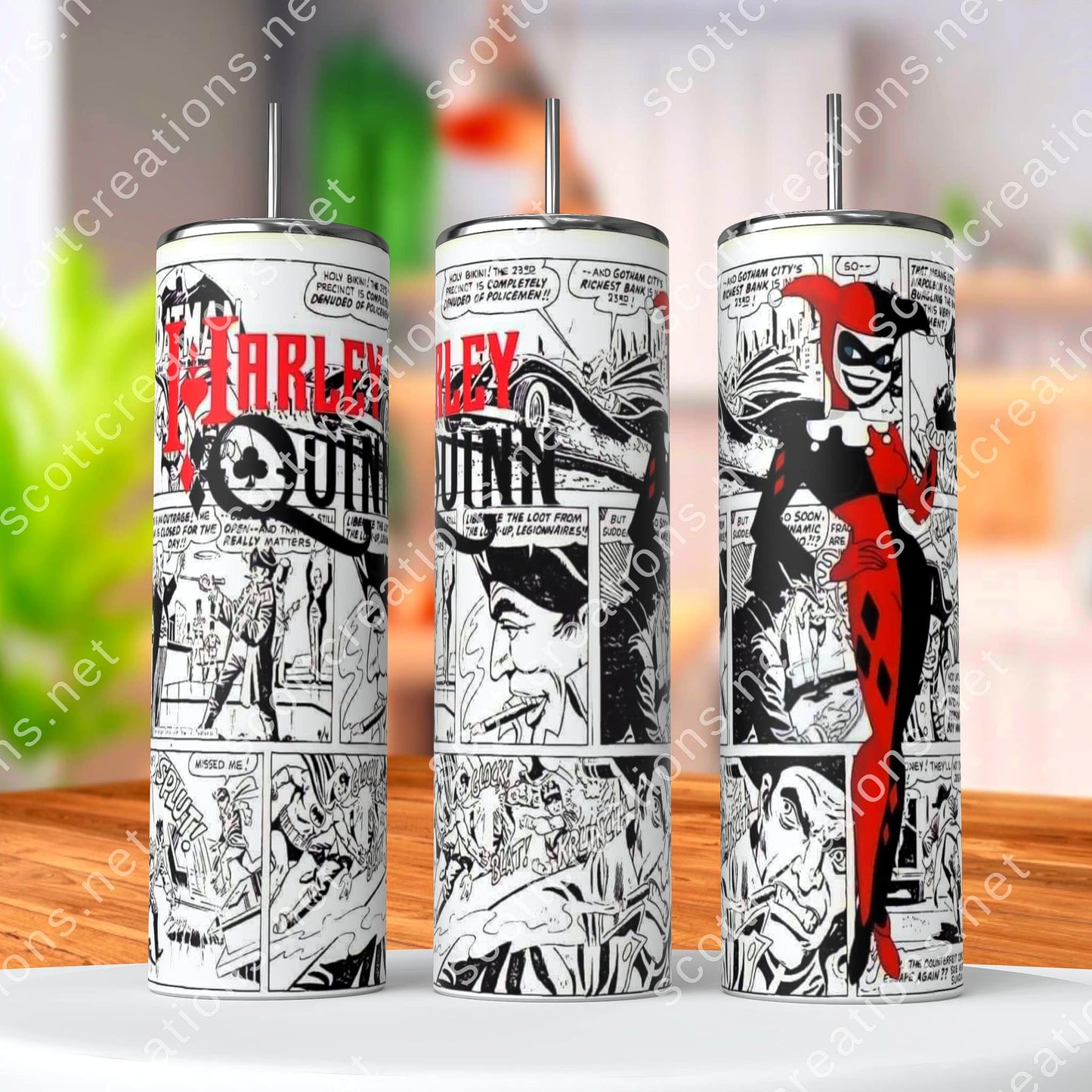 Comic Quinn Tumbler