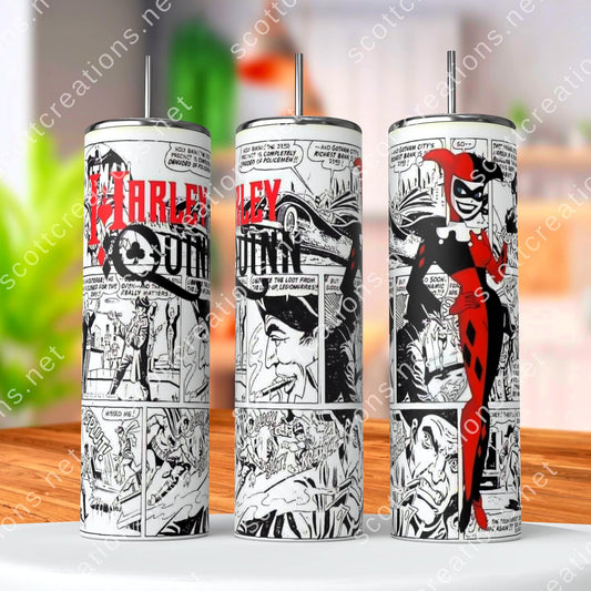Comic Quinn Tumbler