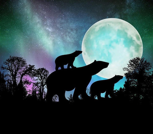Glow in the Dark Bear Moon