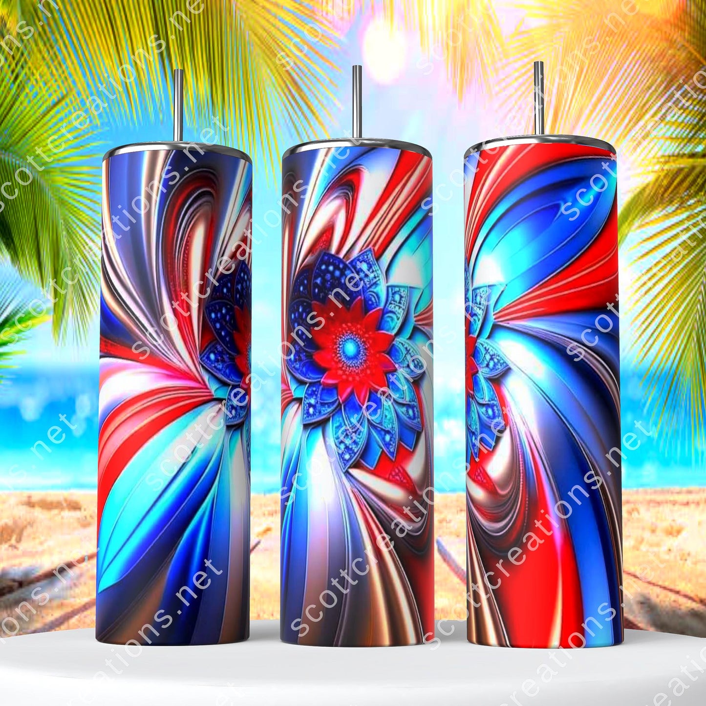 American Flower Tumbler