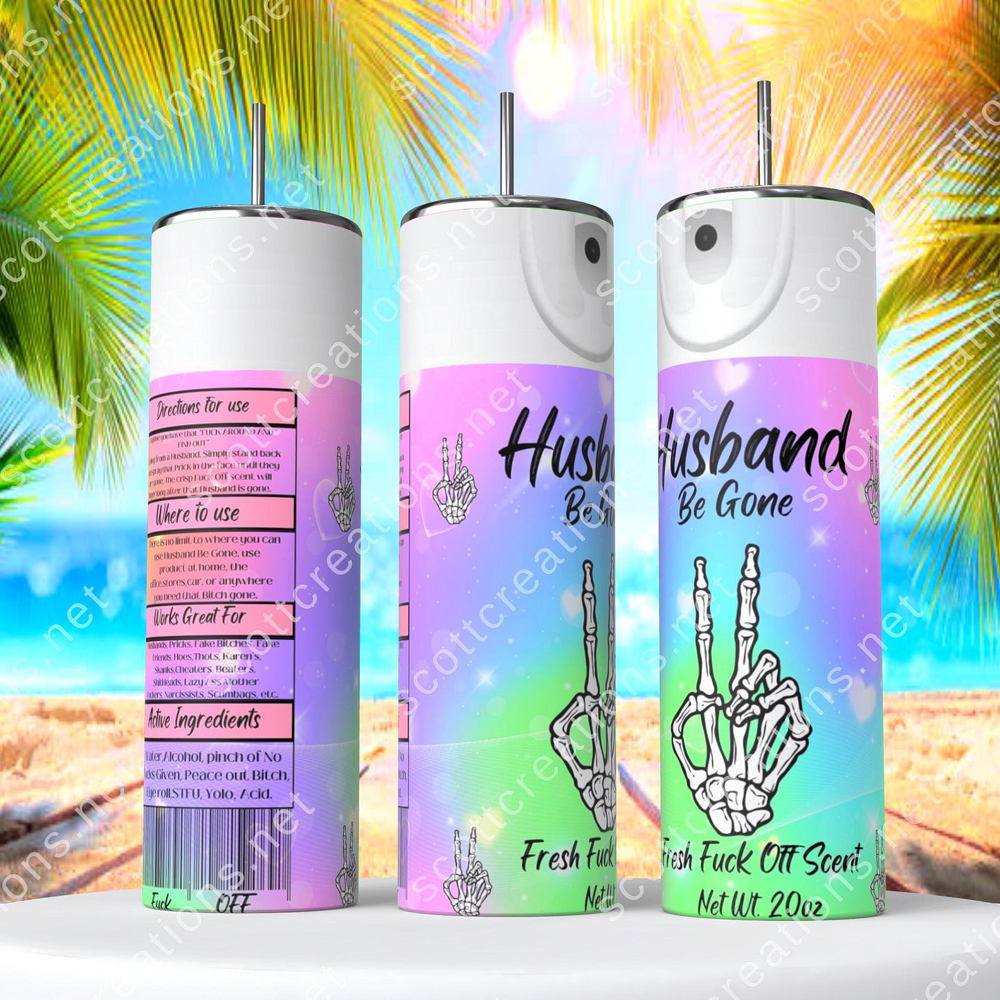 Husband Spray 3 Tumbler