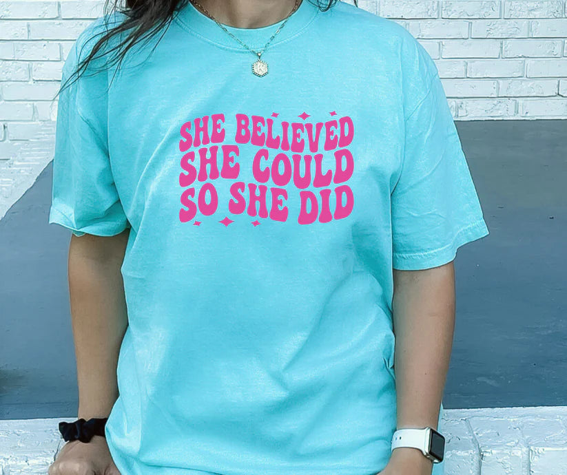 She Believed She Could So She Did
