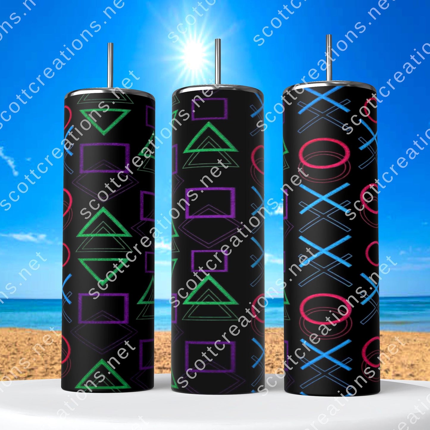 Tic Tac Toe Tumbler