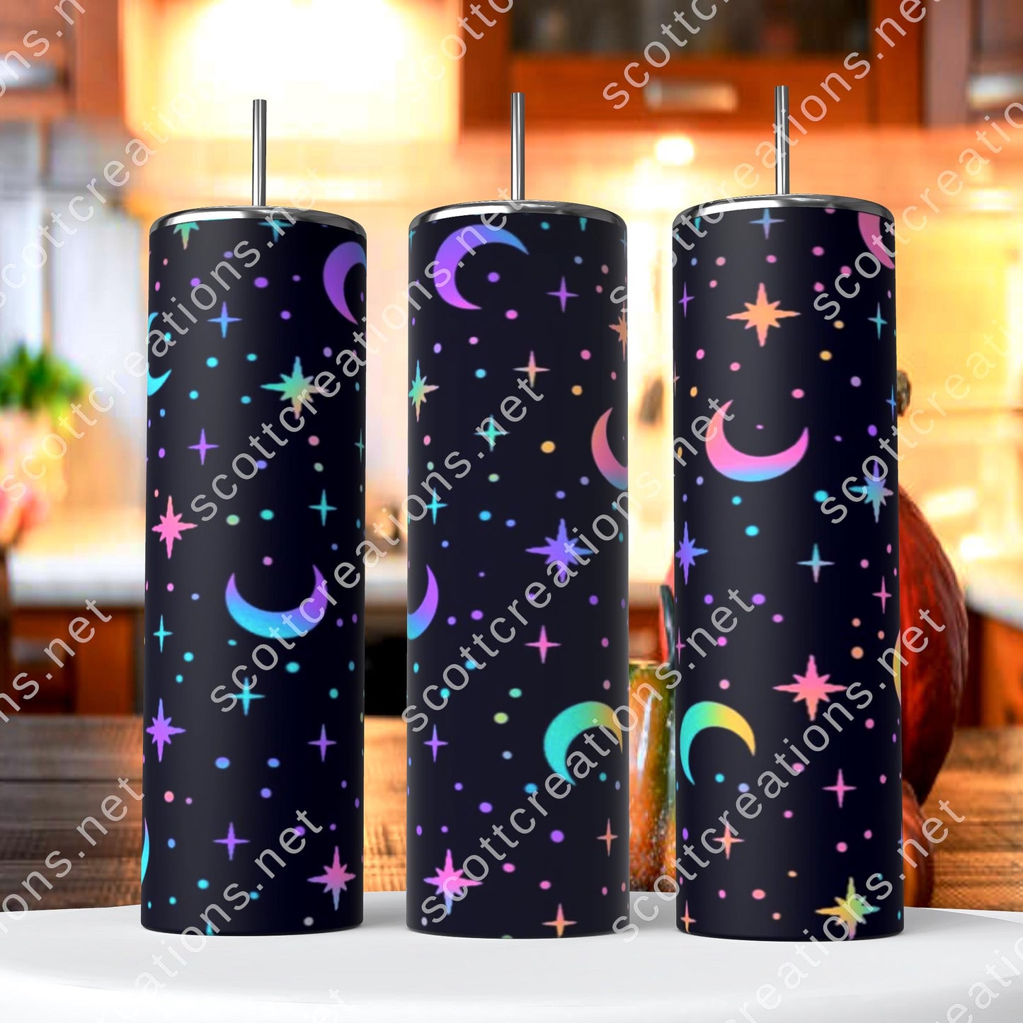 Moon and Stars Tumbler