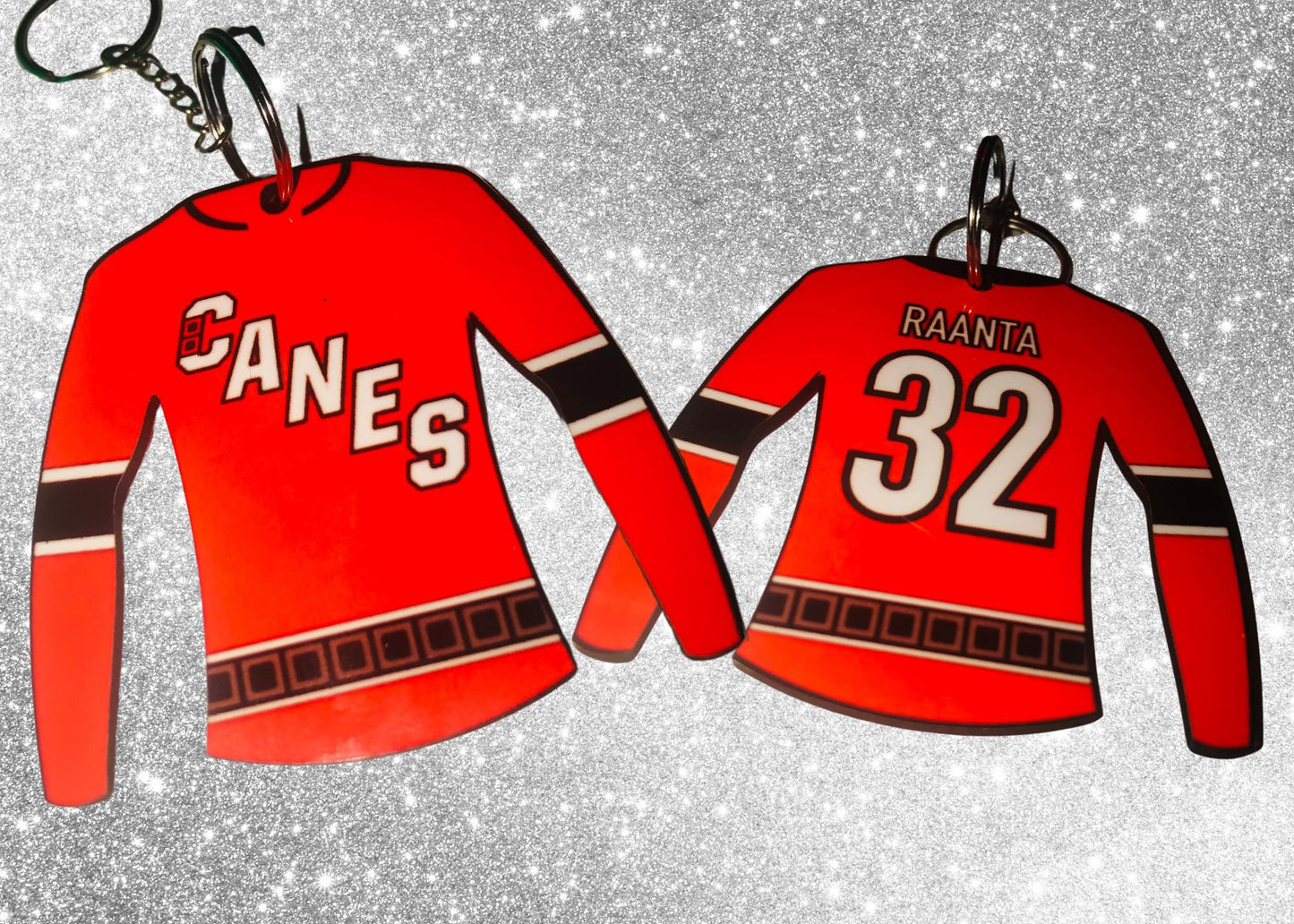 Canes Jersey Keychain