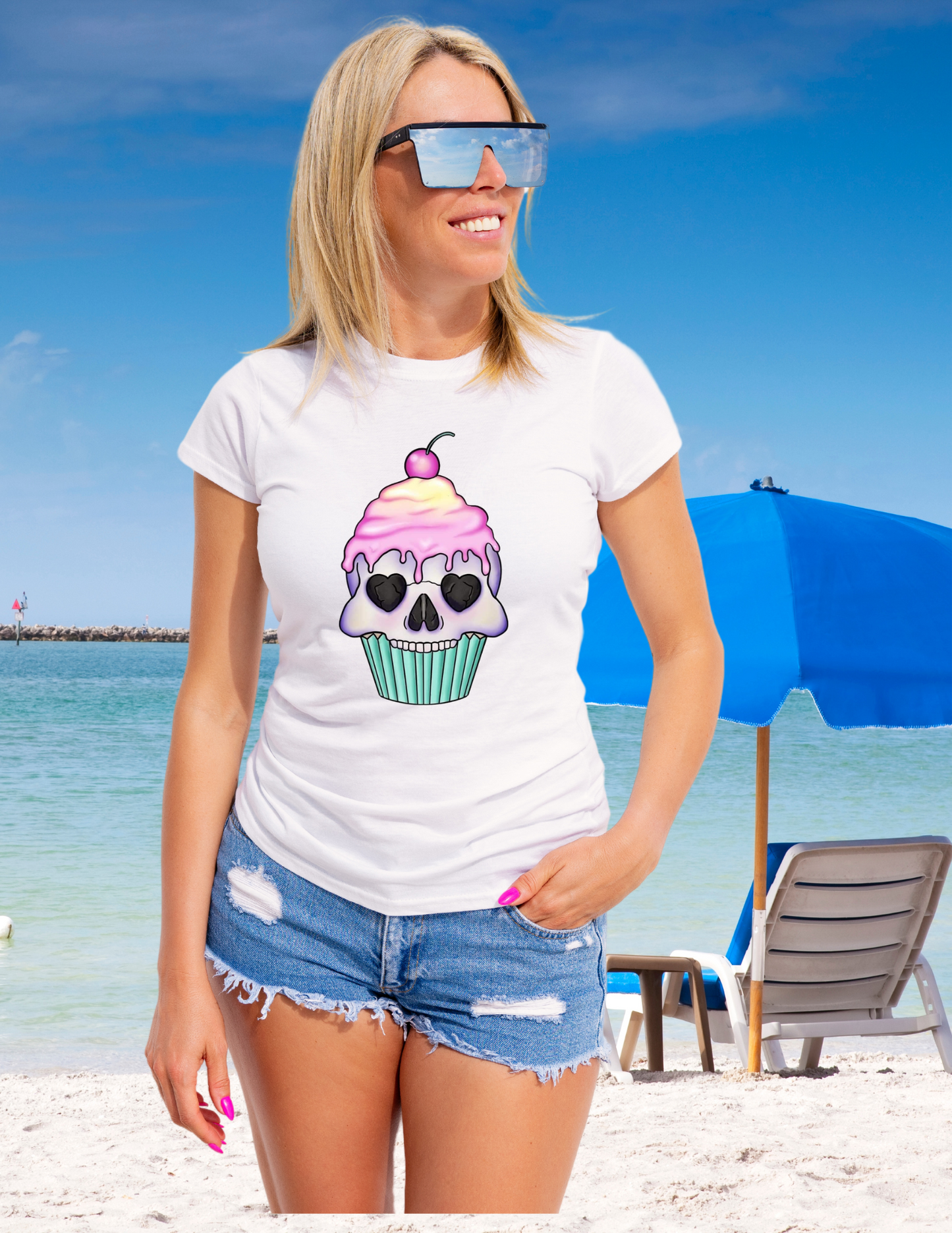 Skelly Cupcake