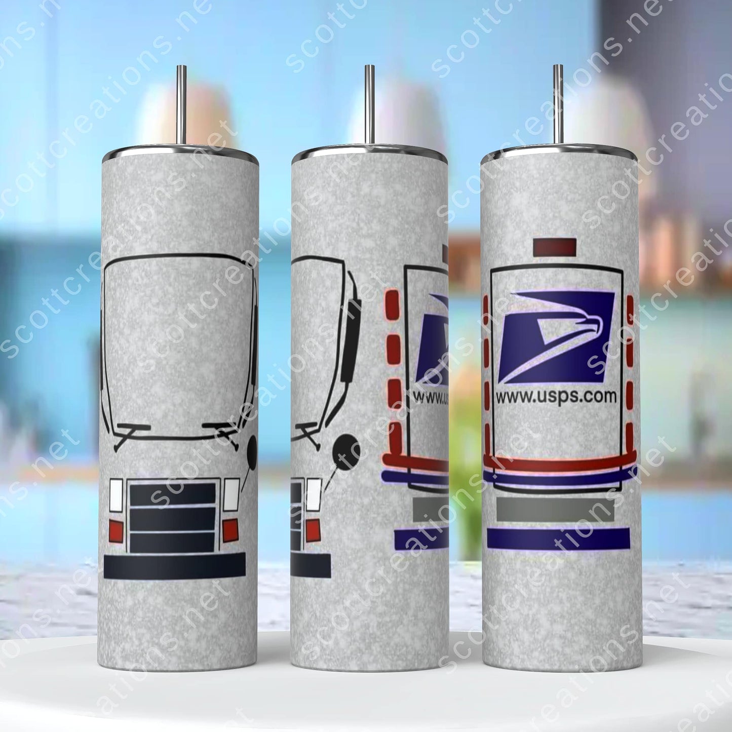 Mail Truck Tumbler