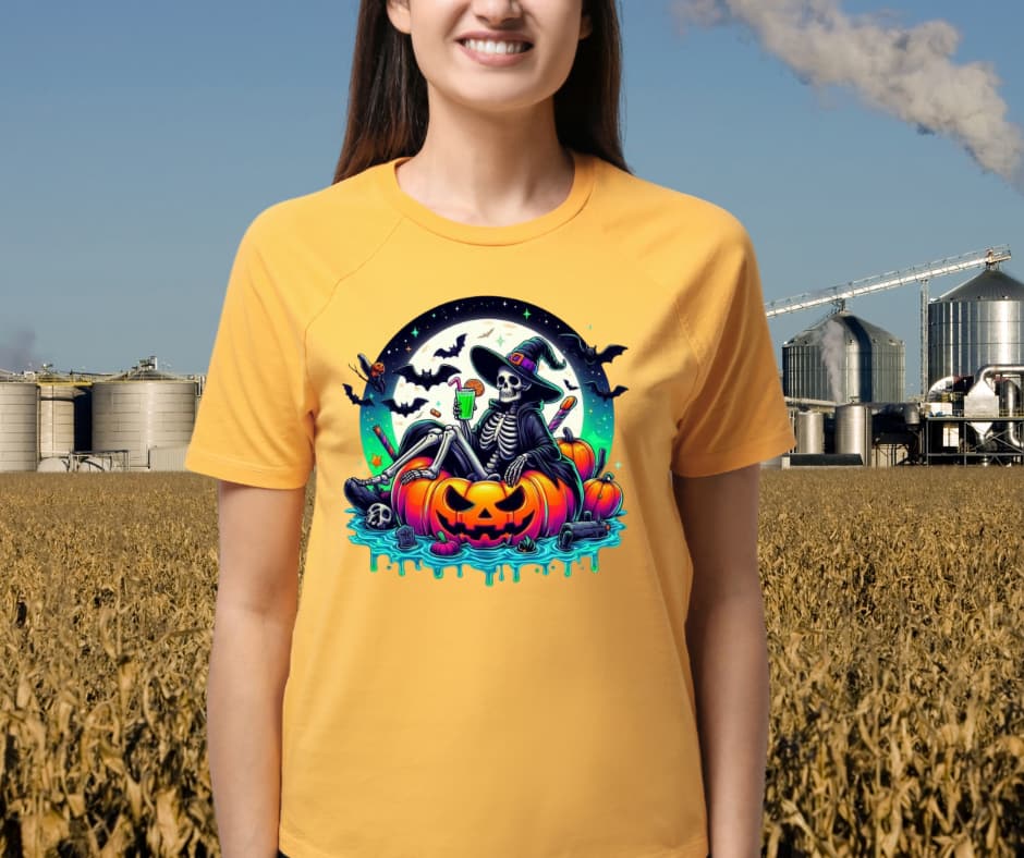 Skelly Witch Float