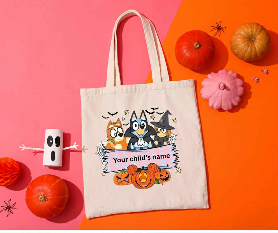 Blue Tote Bag