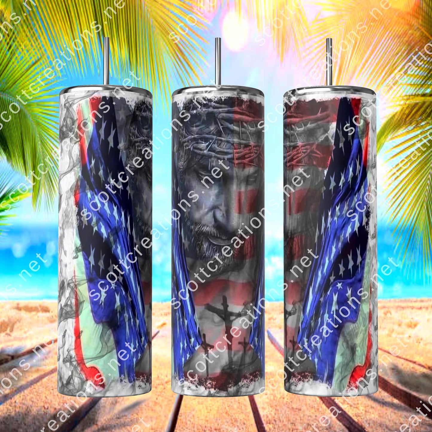 Jesus American Tumbler