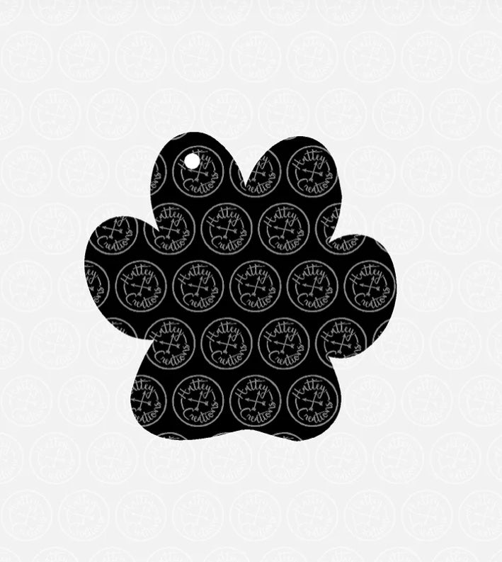 Paw Print Keychain