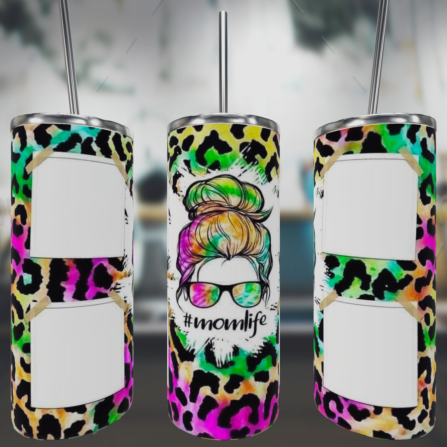 Mom Leopard Tumbler